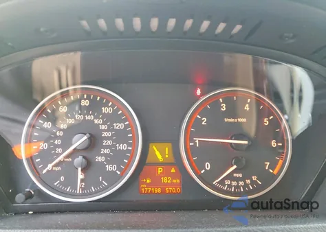 2008 BMW X5 4.8I из США, поврежденный, VIN 5UXFE835X8L160980